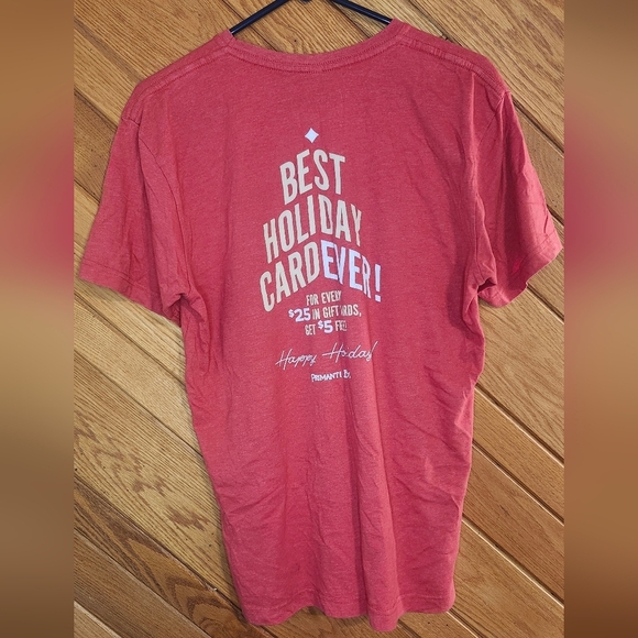 Live And Tell Primanti Brothers Holiday Gift Card Medium Tshirt - Picture 5 of 8